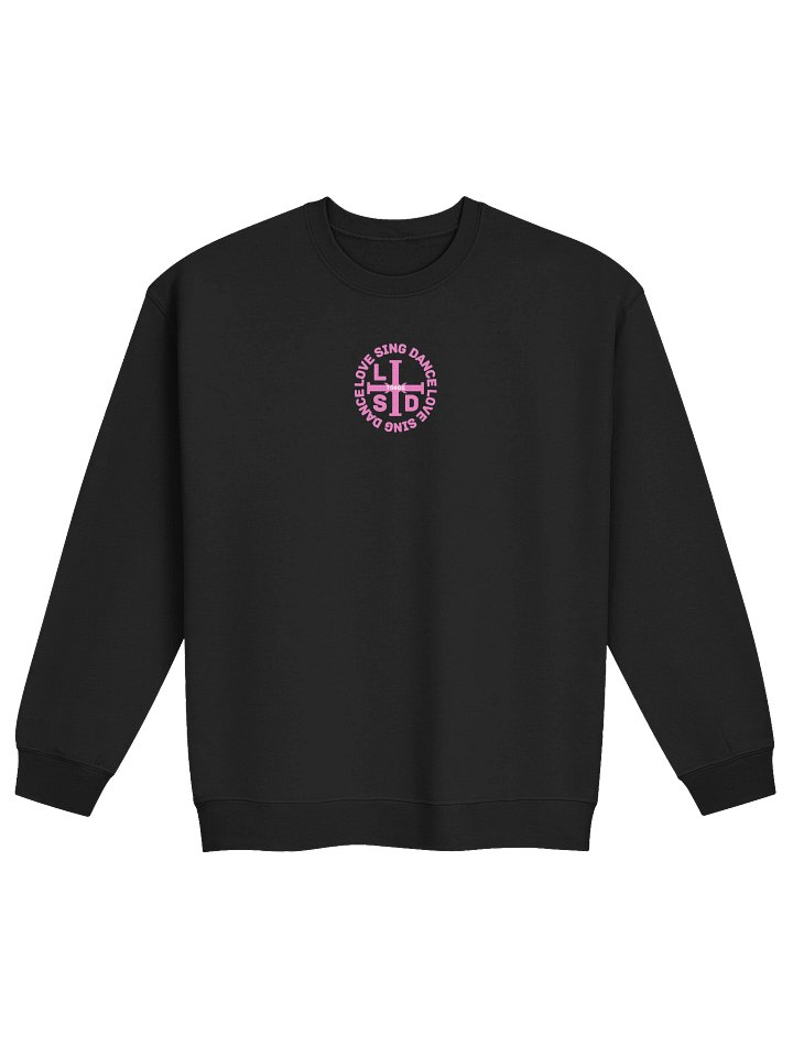 LSD TRIBE "Love Sing Dance" Mystic Sweatshirt {Pink Emblem} product image (1)