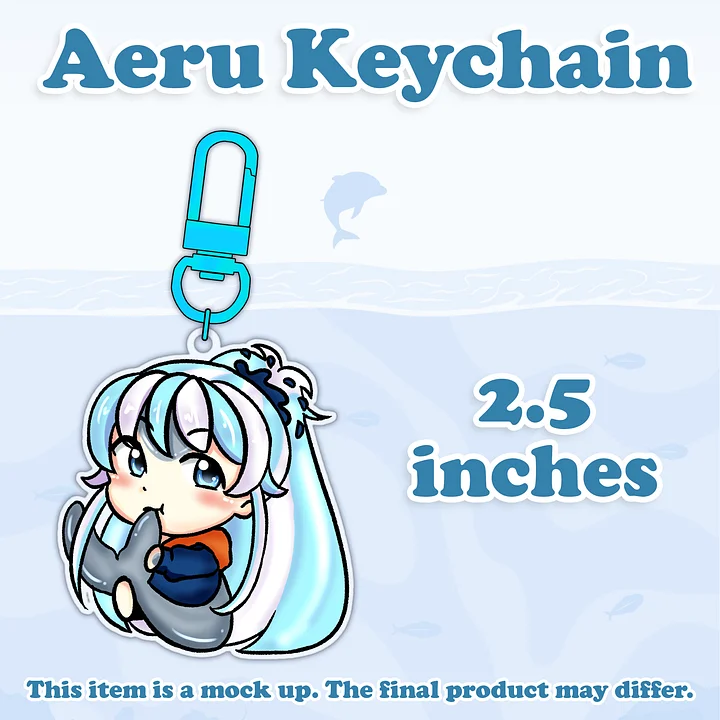 Aeru Dolphin Day Keychain [PREORDER] product image (1)