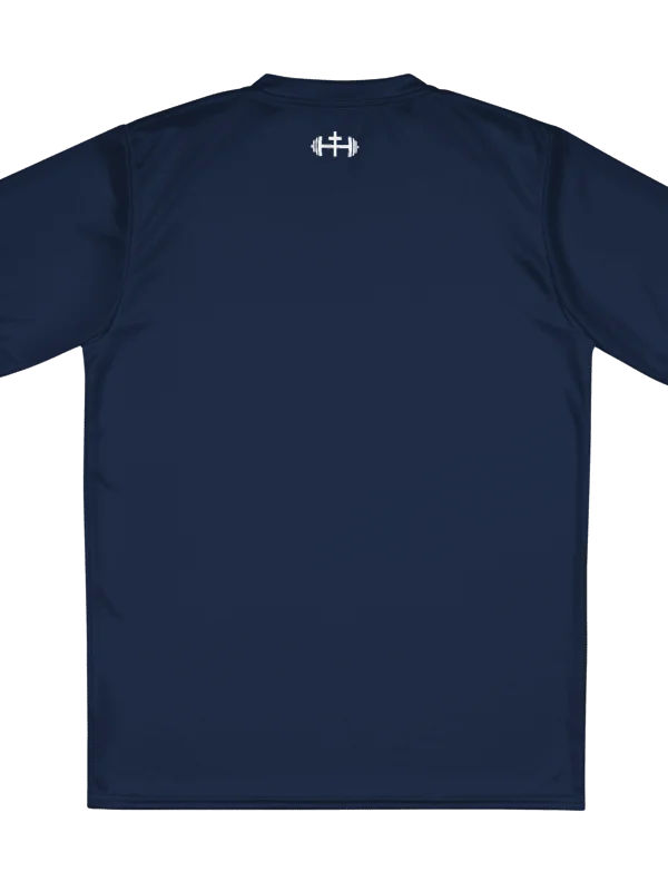 His House Mens Performance V-Neck T-Shirt - Navy product image (6)
