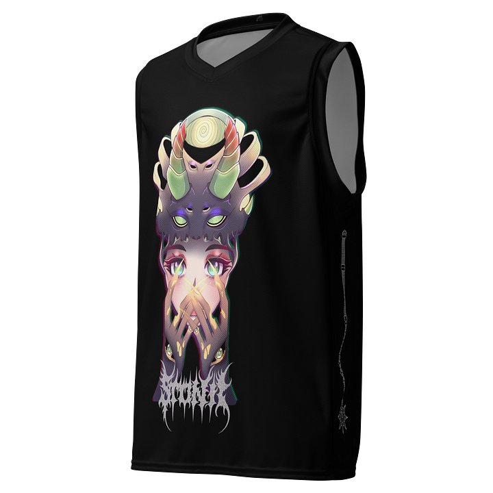Monstro Basketball Jersey with weapon sides product image (1)