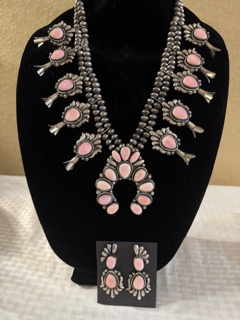 Heritage Pink Conch Shell "Blushing Sands" Squash Blossom Collection product image (1)