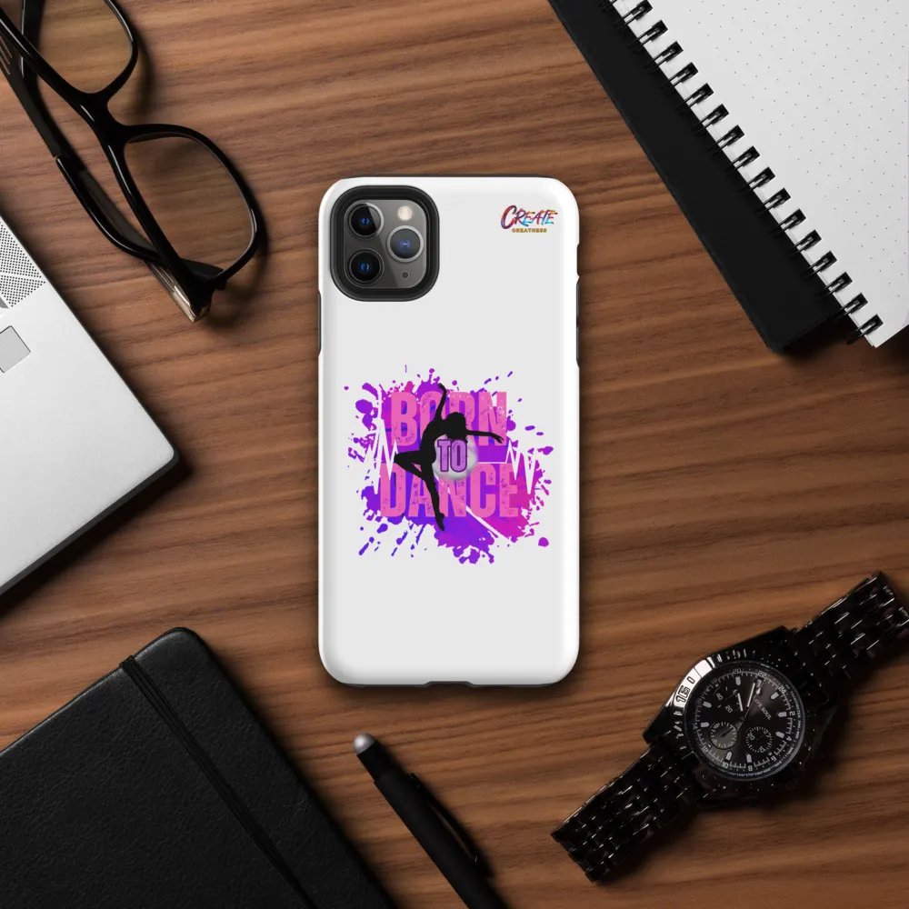 Soundwave Born to Dance Her Silhouette iPhone® Tough Case product image (6)