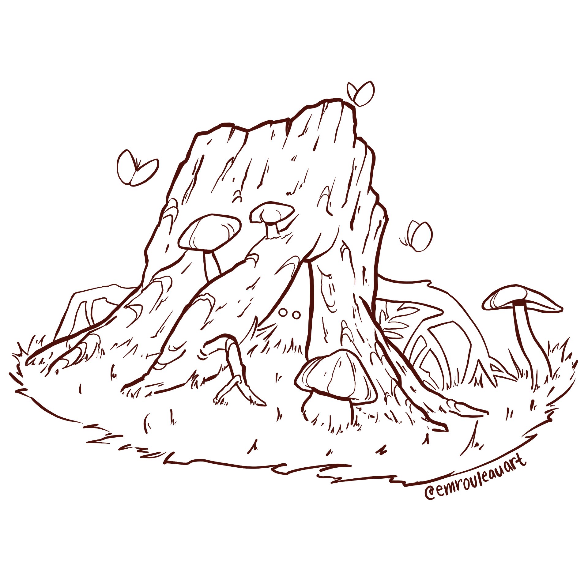 Boggy Log Colouring Page Download product image (1)