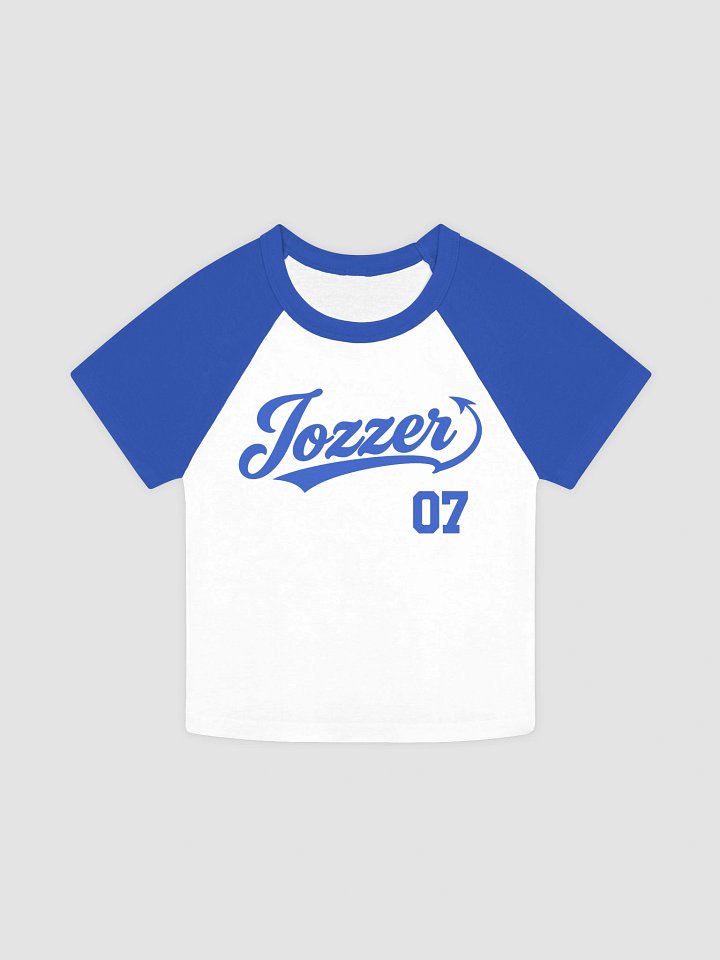 Jozzer Baseball Logo - Raglan Crop [Blue] product image (1)
