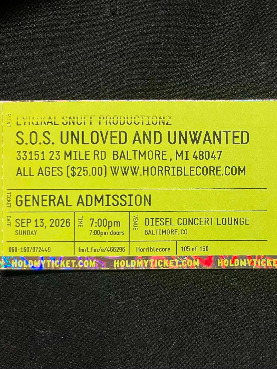 Unloved & Unwanted – Live Event Ticket product image (1)