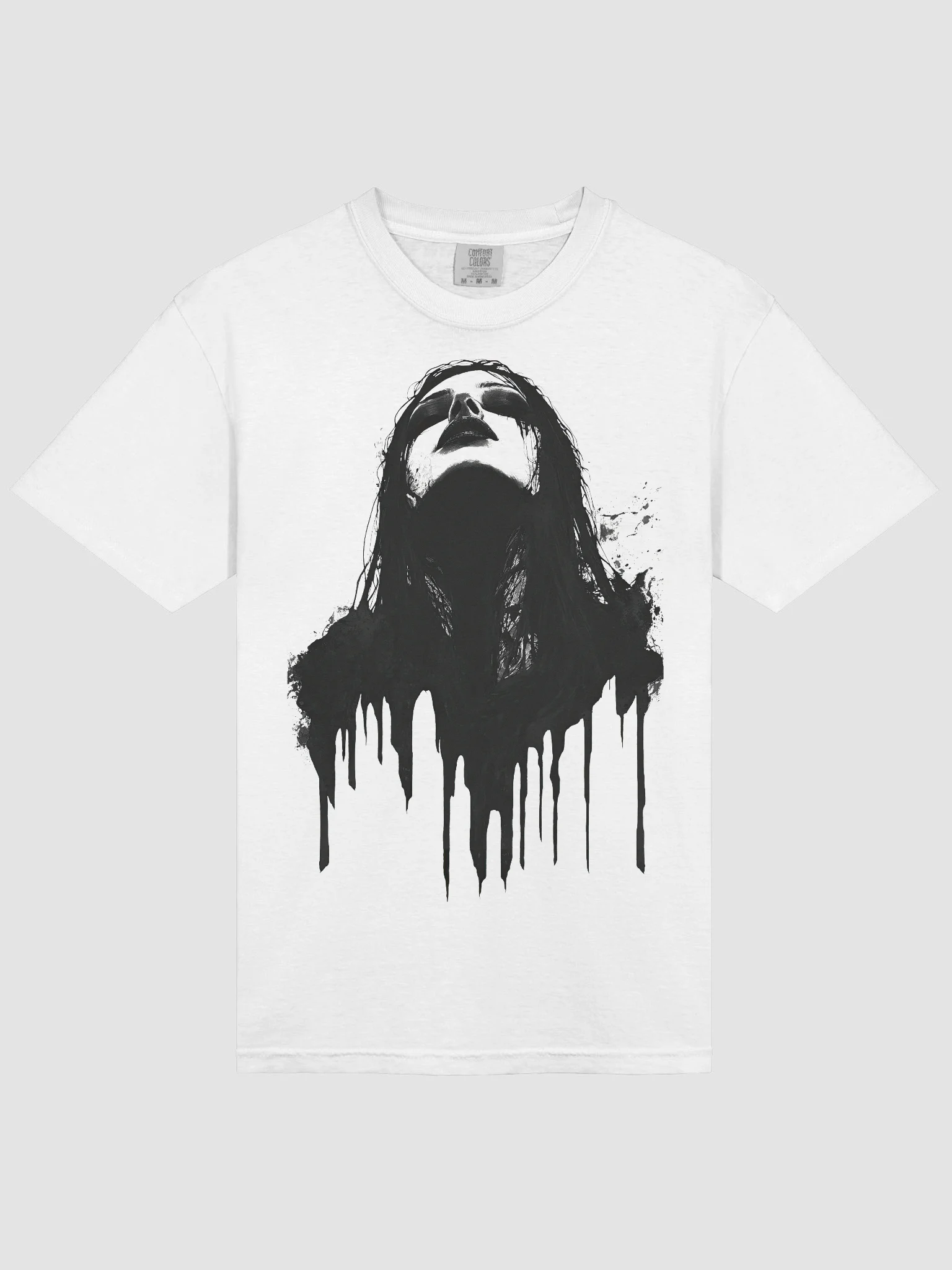 Dripping Dark Saint White Short-Sleeve Graphic T-Shirt product image (3)