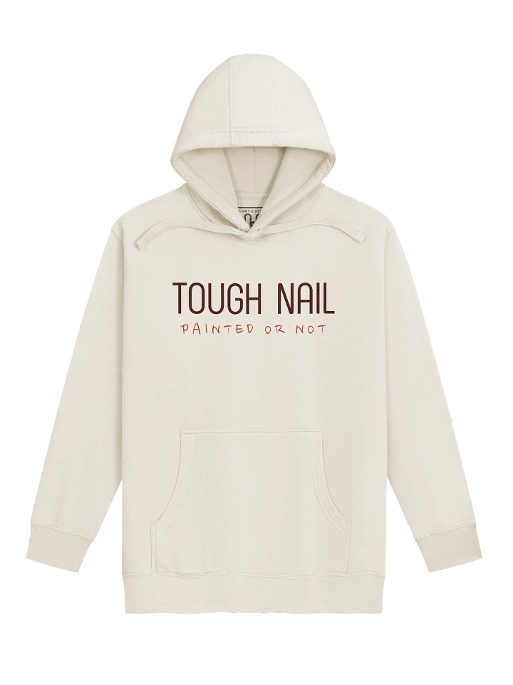 Tough Nail Hoodie – Bold Graphic Streetwear for Men & Women M-Art & Design product image (1)