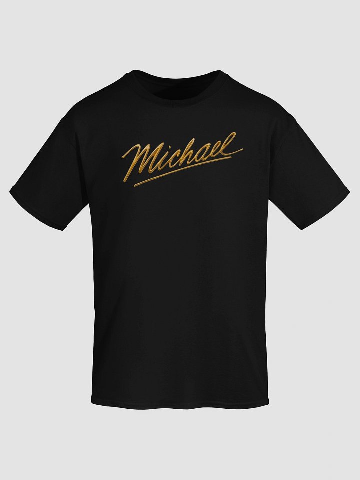 Michael Jackson 2026 Movie Minimalist Gold Logo T-Shirt | Premium King of Pop Apparel product image (2)