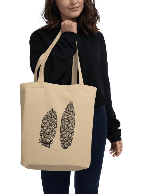 Organic Pine Cone Tote Bag product image (2)