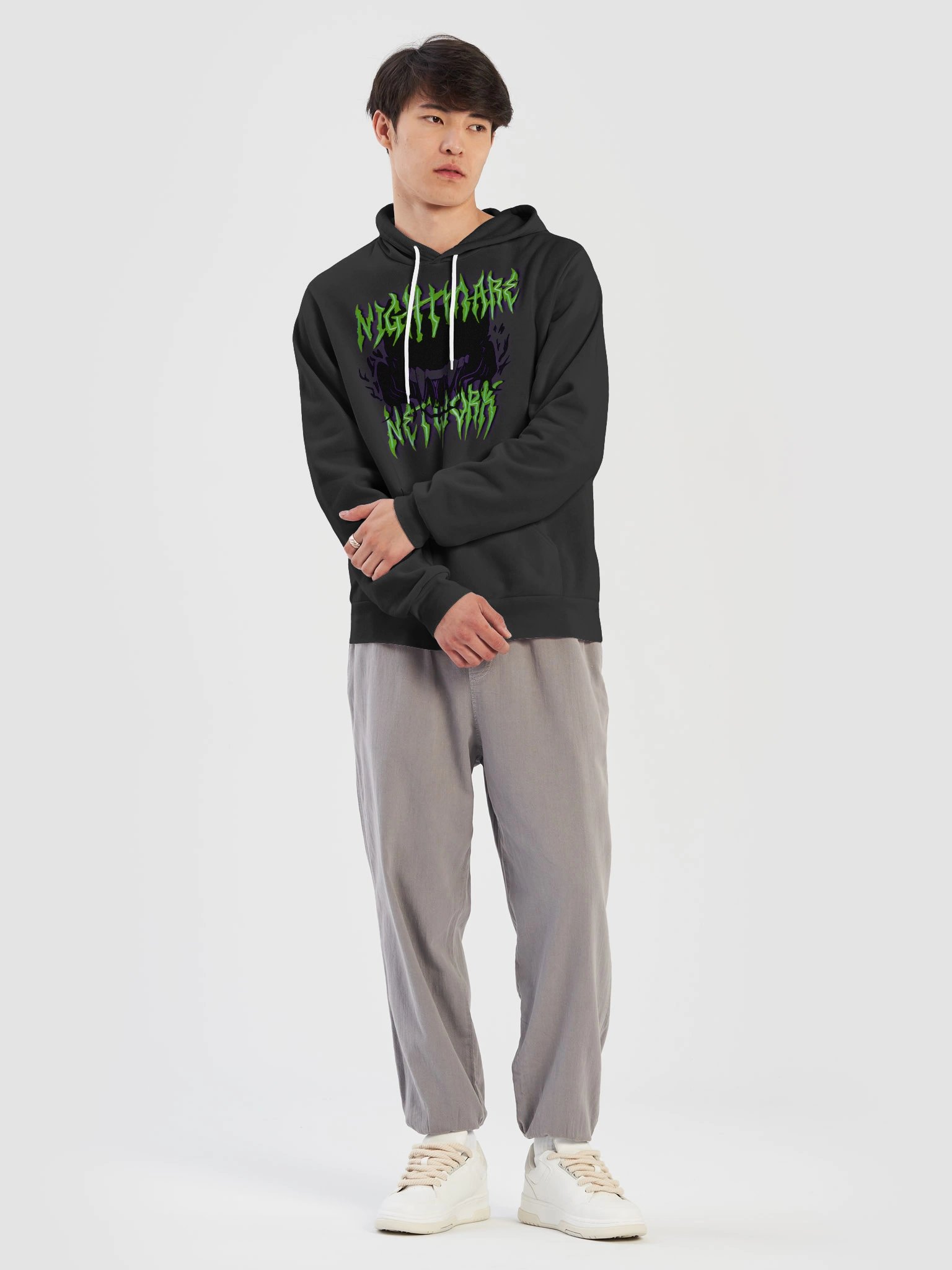 Nightmare Maw Hoodie: Corruption Green product image (7)