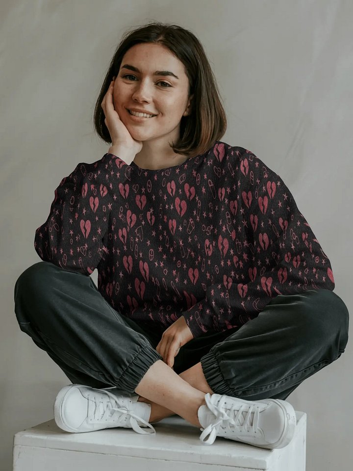 Soft Bloom Cozy AOP Sweatshirt product image (1)