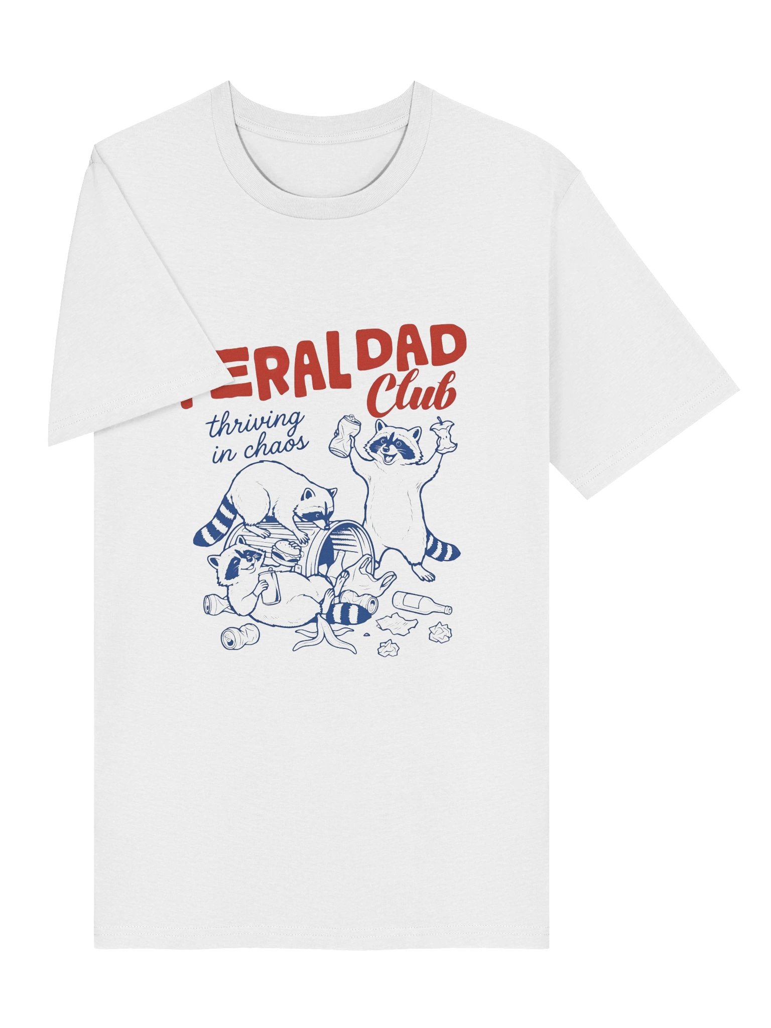 FERAL DAD Club Raccoon Chaos Tee product image (2)
