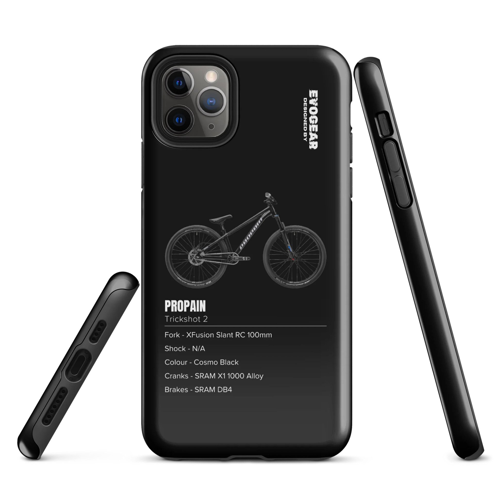 Black Propain Trickshot 2 iPhone Case product image (5)