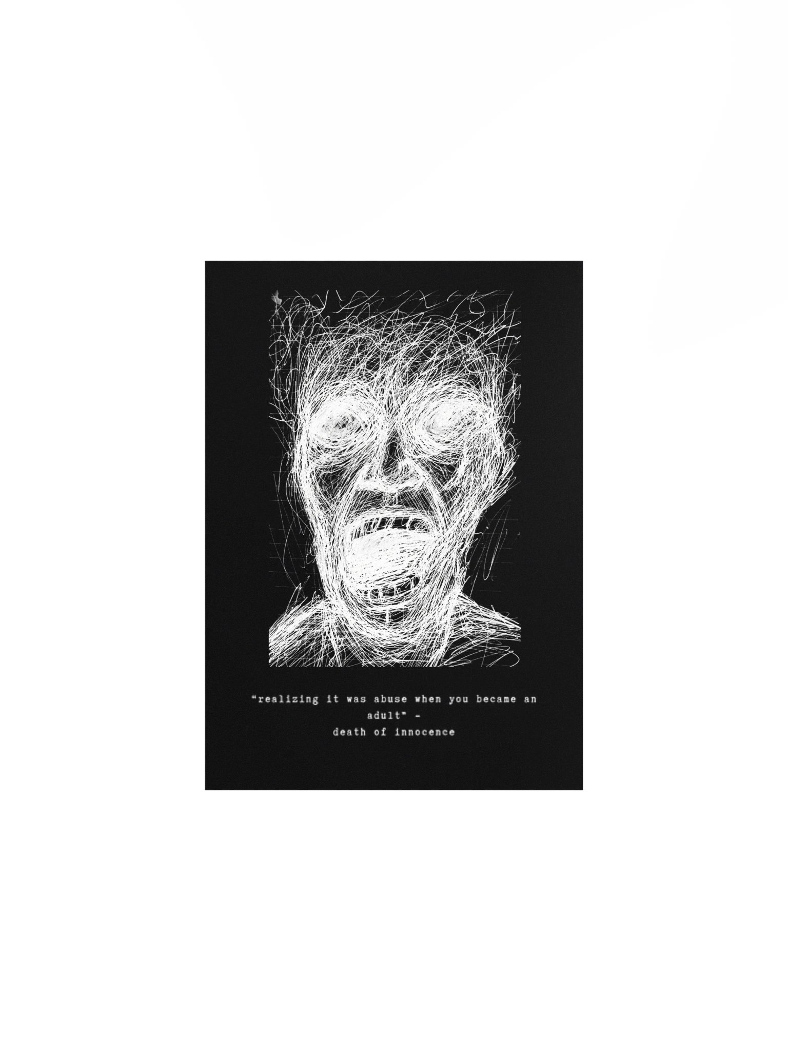 INVERTED realizing it was abuse when you became an adult print product image (1)