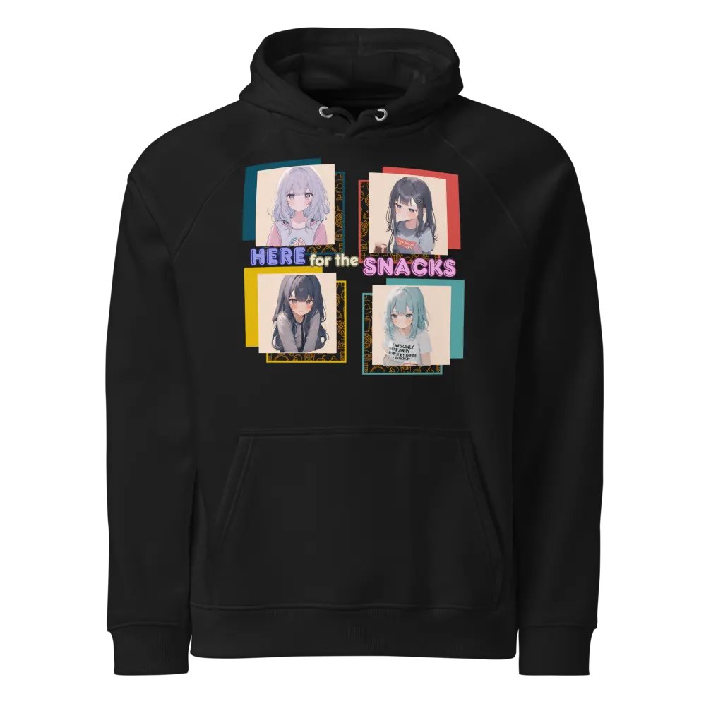 Anime Snack Squad Raglan Hoodie product image (1)