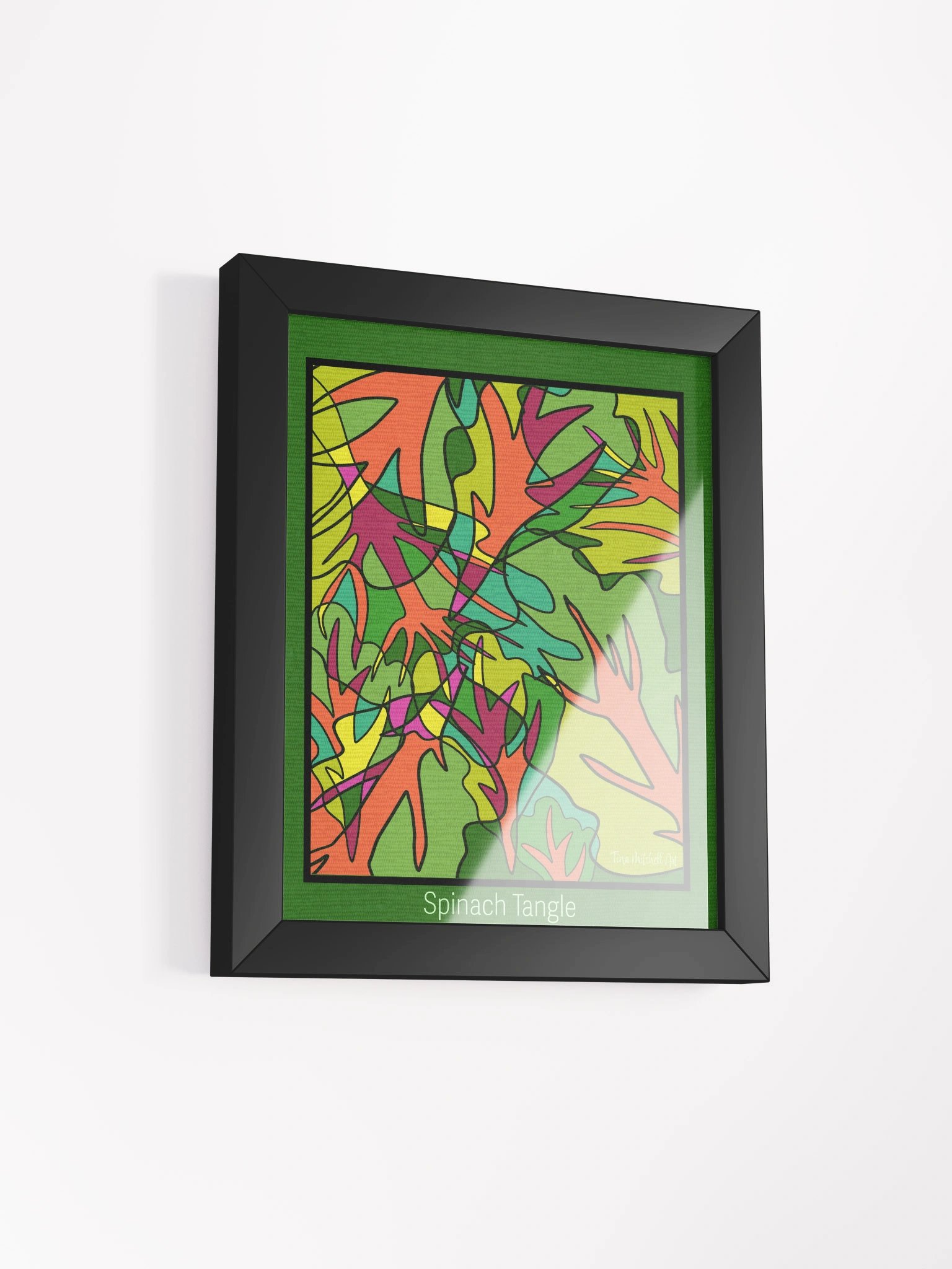 Spinach Tangle – Framed Art Poster product image (3)