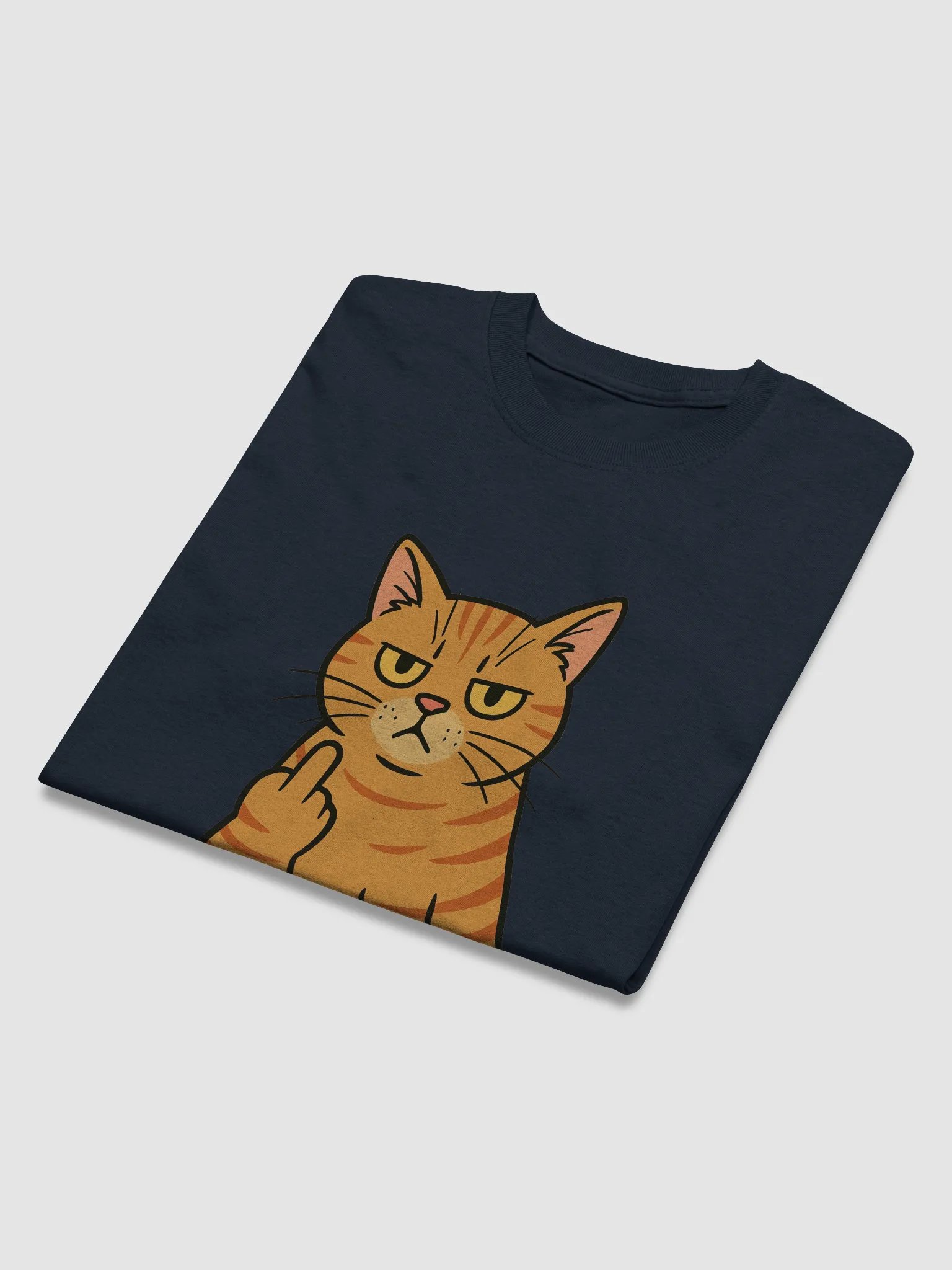D-Cyfer Cat Middle Finger Tee product image (3)