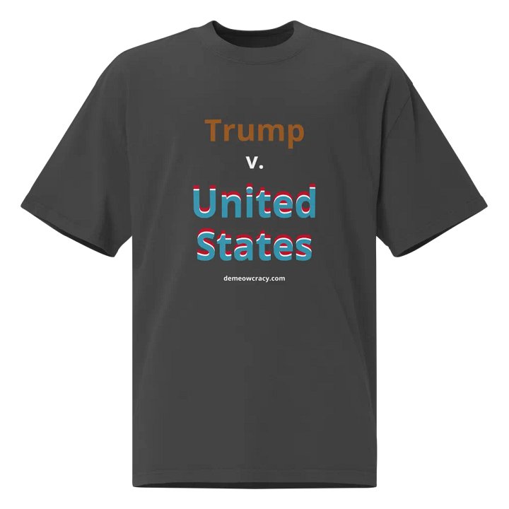 Trump v. United States - Oversized Faded Tee product image (1)