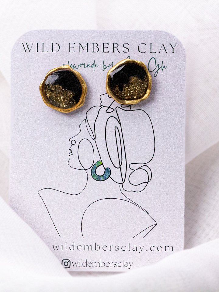 Custom Polymer Clay Earrings - Made Live on Stream product image (1)