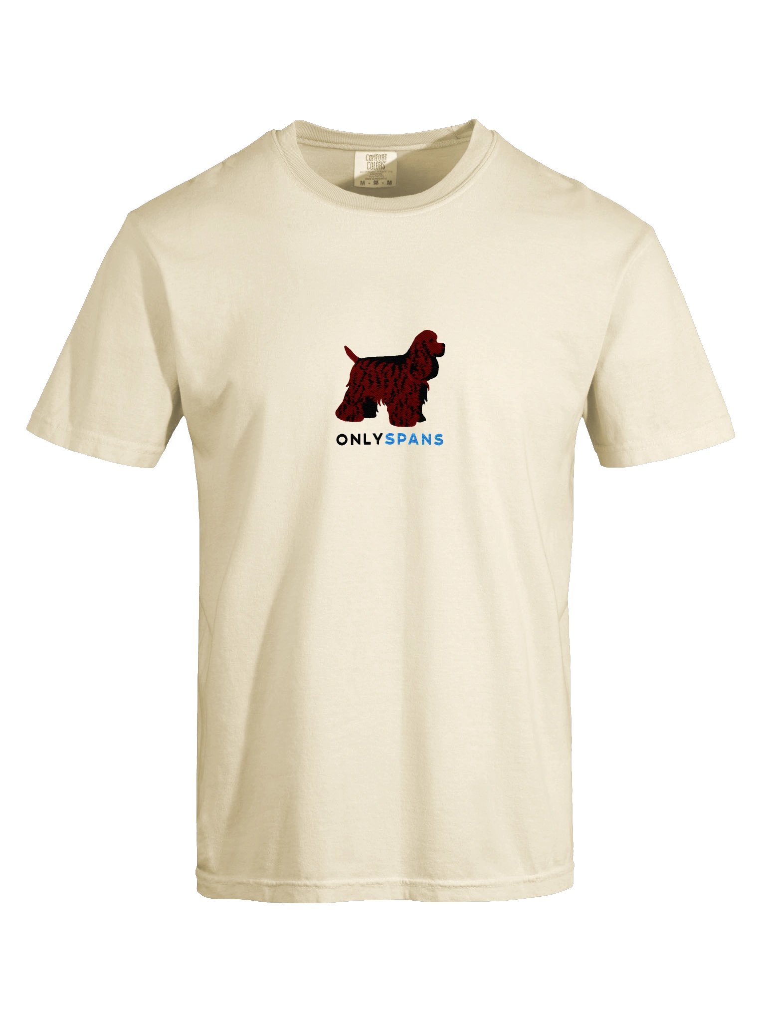 Only Spans T-Shirt(Embroidered) of an American Cocker Spaniel(Liver) product image (53)