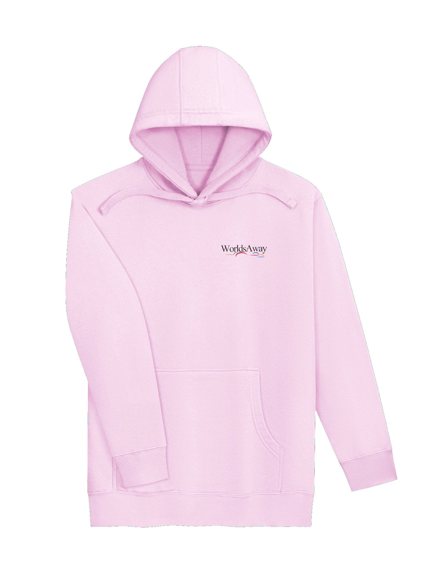 WorldsAway Retro Hoodie Pink product image (3)