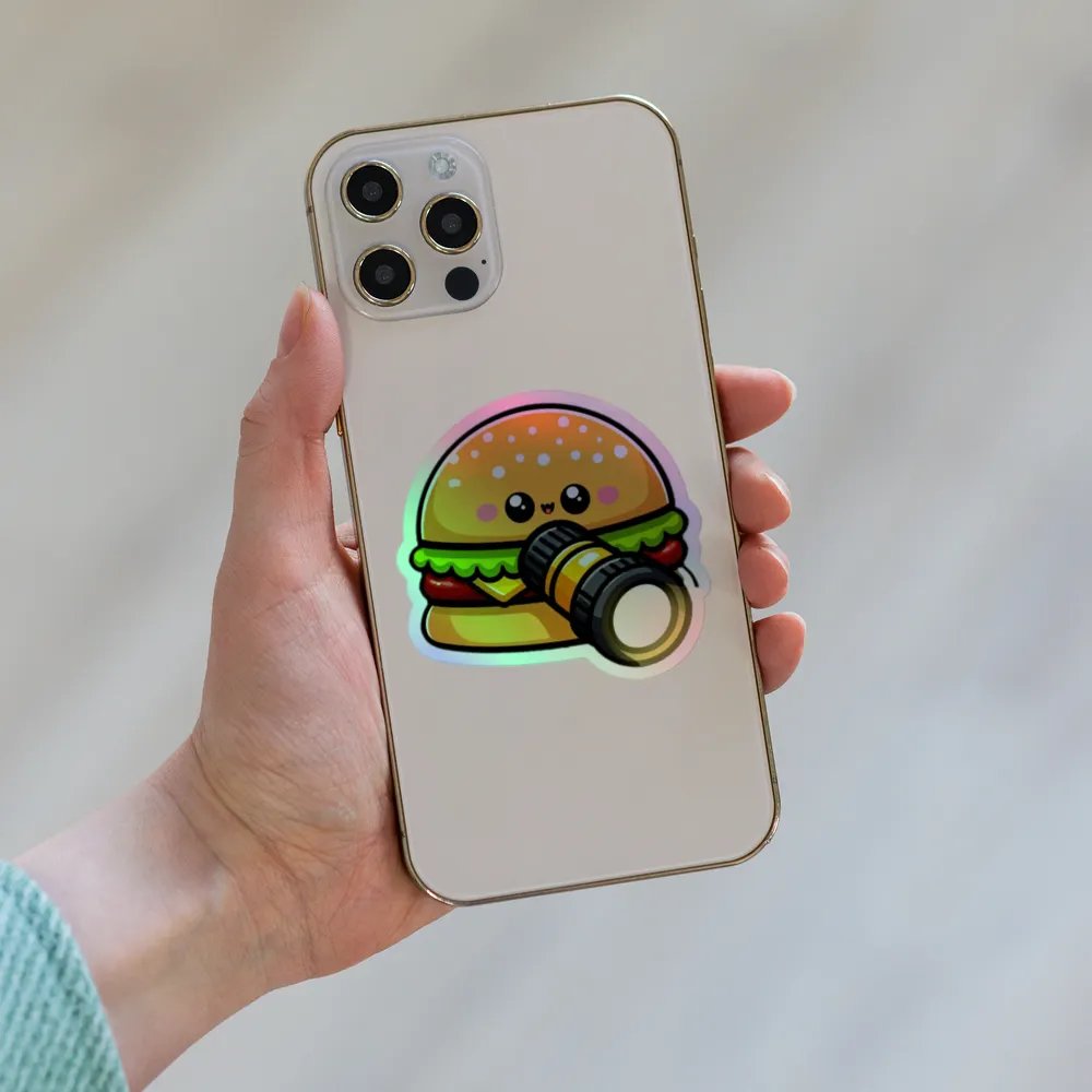 Whimsical Burger & Flashlight Sticker Set product image (8)