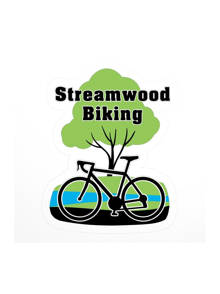 Streamwood Biking Kiss Cut Stickers product image (1)