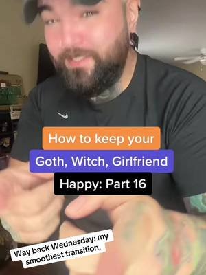 It’s WAY BACK WEDNSDAY! Here is a throwback for the Goth, Witch, Girlfriends and my smoothest transition! #thomasjallie #gothtok #witchtok #gothwitchgirlfriend #transition 