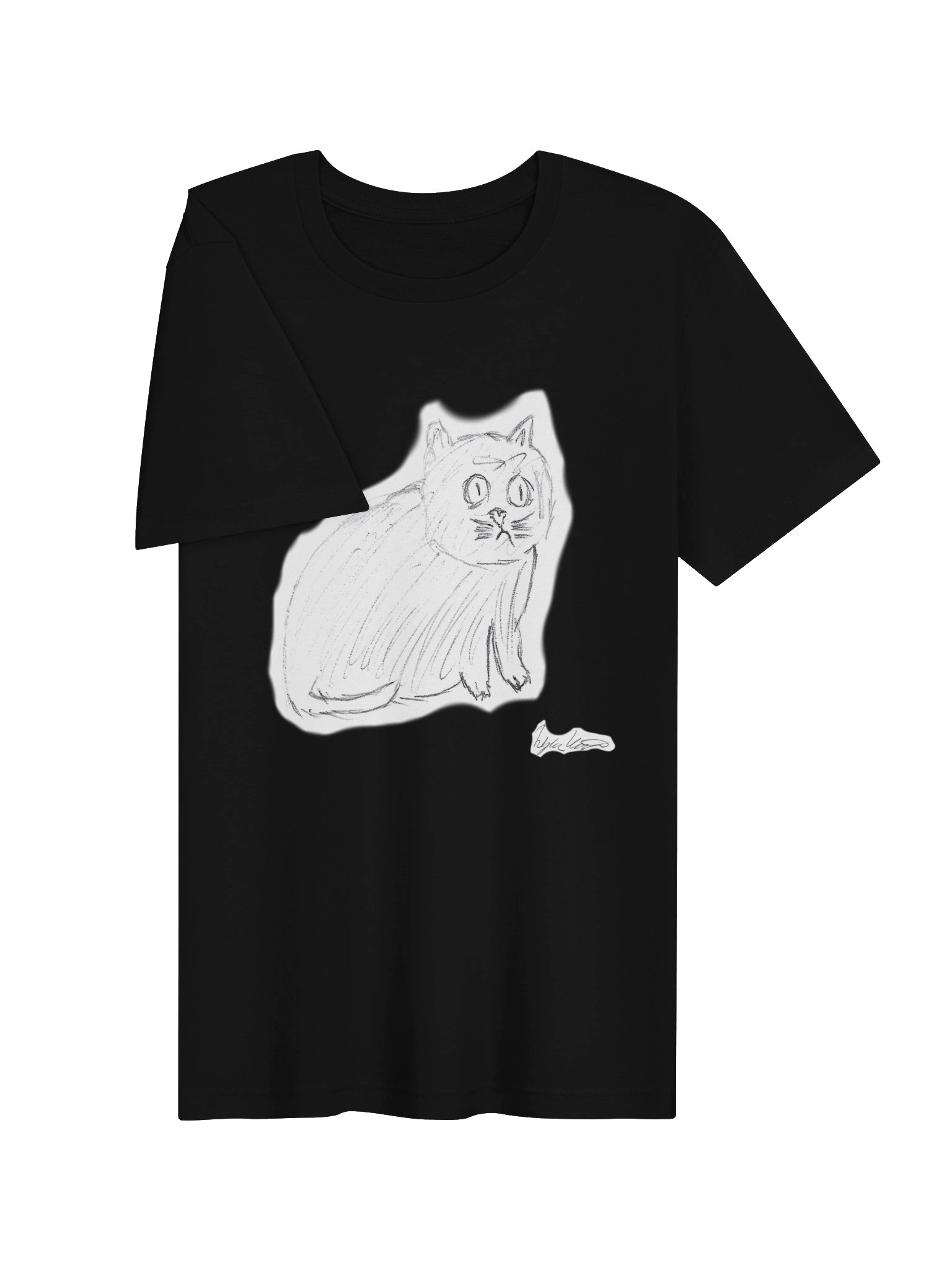 Sketch CPTSD Cat Tee by Lucky! product image (3)
