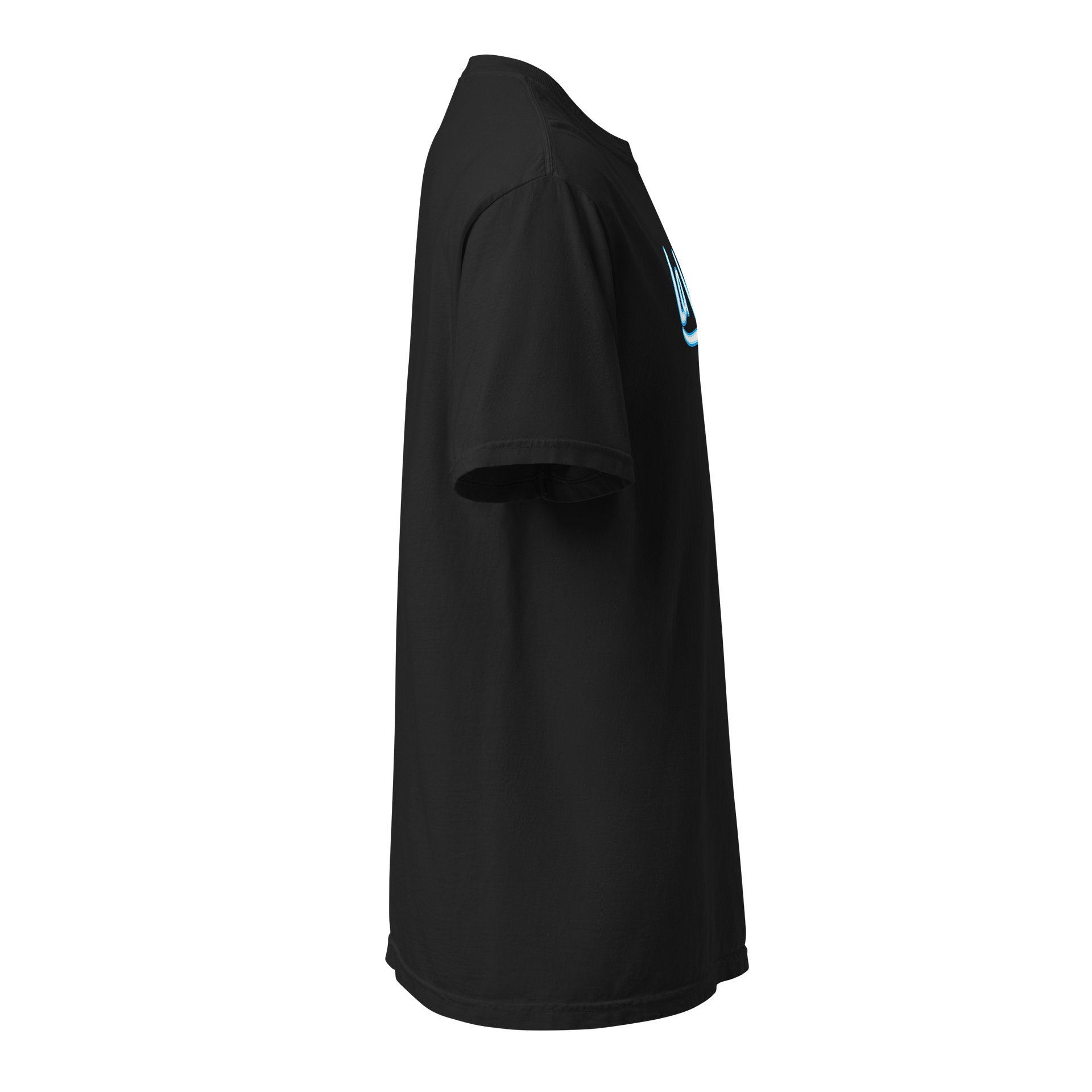 T-Shirt noir « La Win » blanc/bleu ciel product image (3)