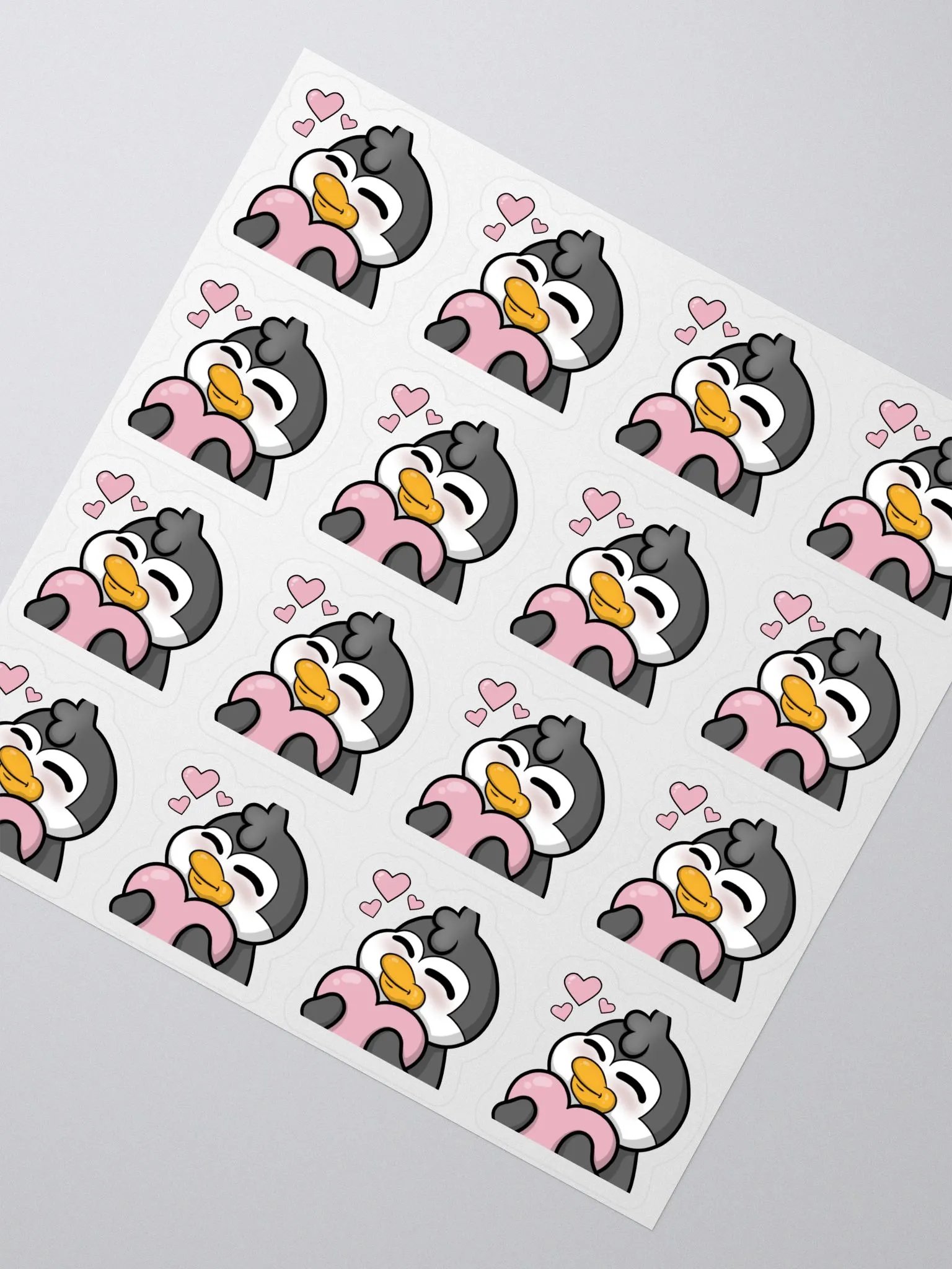 "Holding Heart" Lil' Guy - Mini Sticker Sheet product image (2)