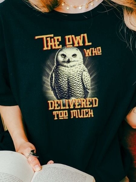 Magical Owl Funny Vintage Pulp Mystery Harry Potter Shirt product image (2)