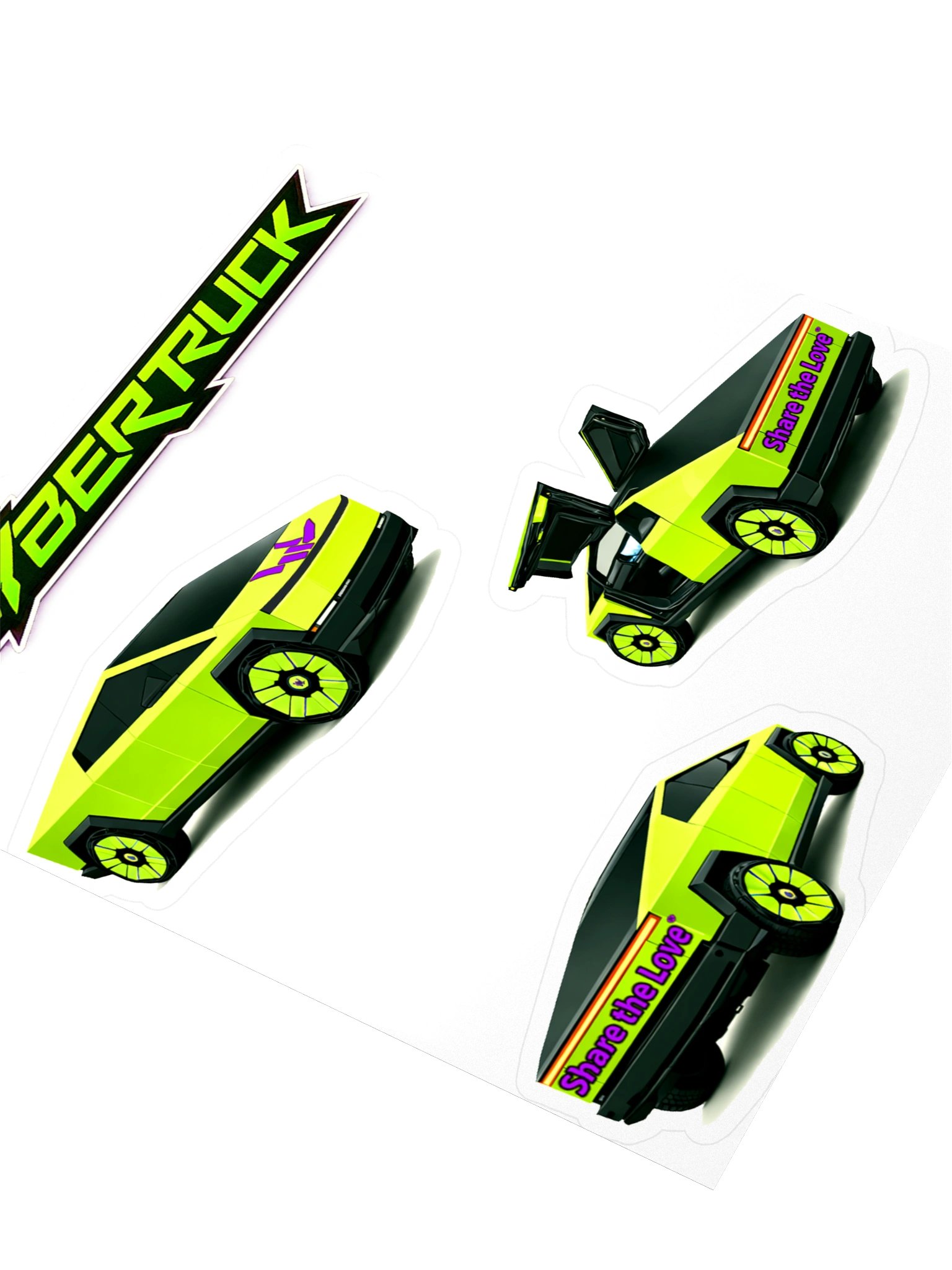 CYBERTRUCK Sticker Sheet product image (3)