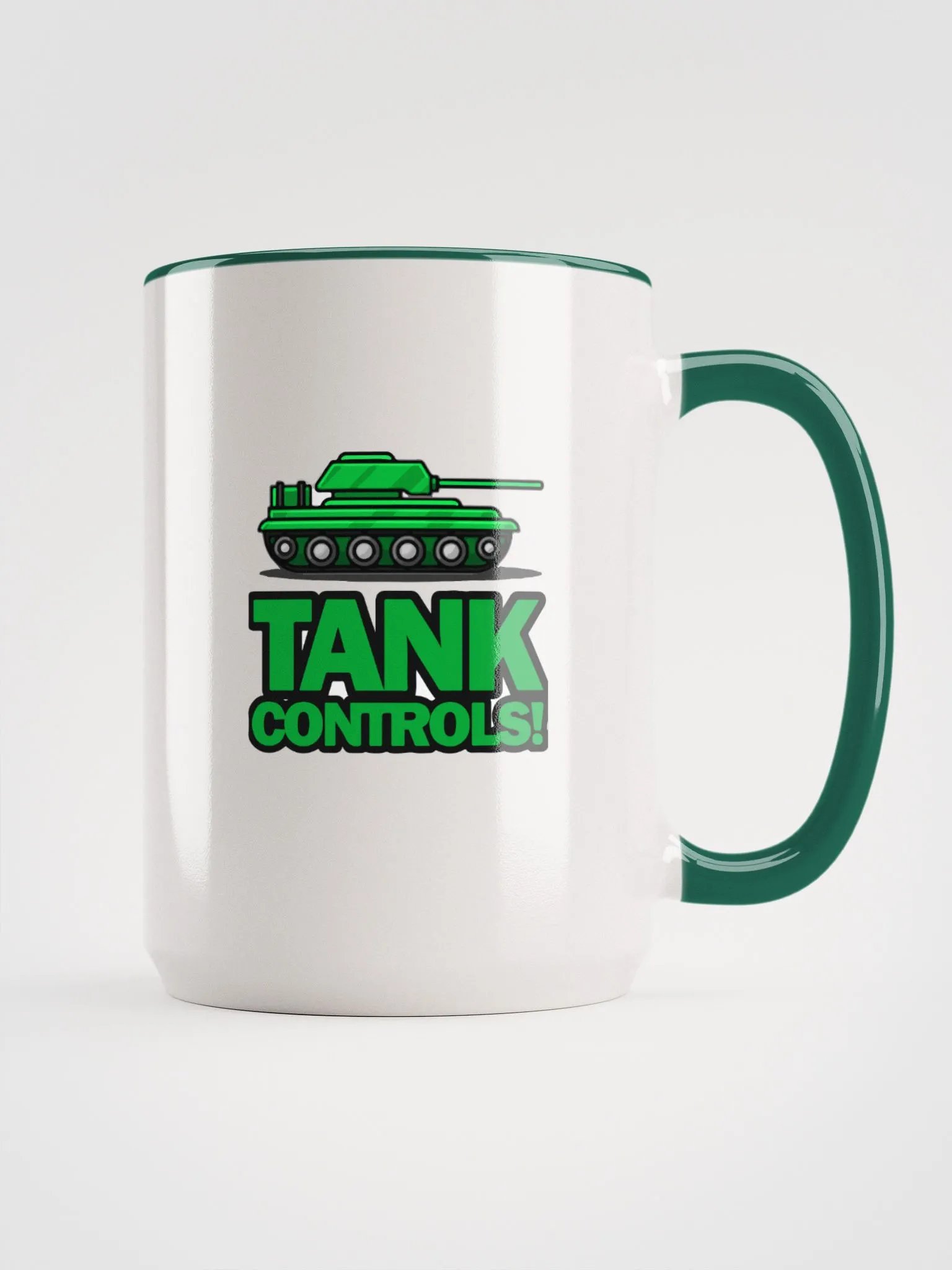 Tank Controls, Man! 15 oz Ceramic Mug product image (1)