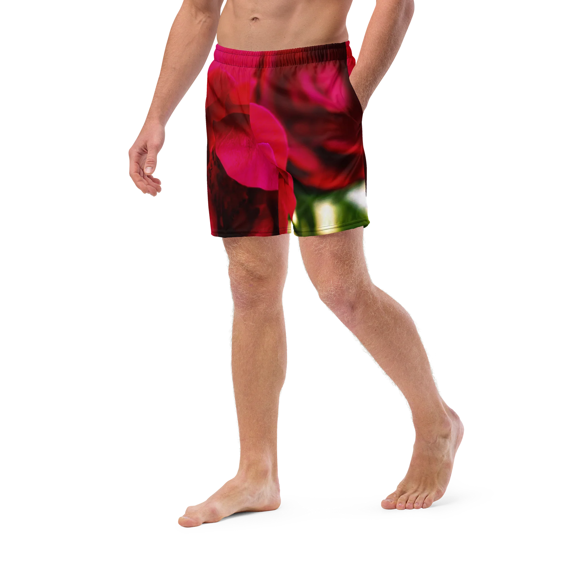 Red Roses Swim Trunks product image (5)