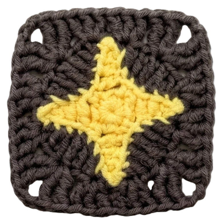 Easy Sparkle Star Granny Square product image (1)