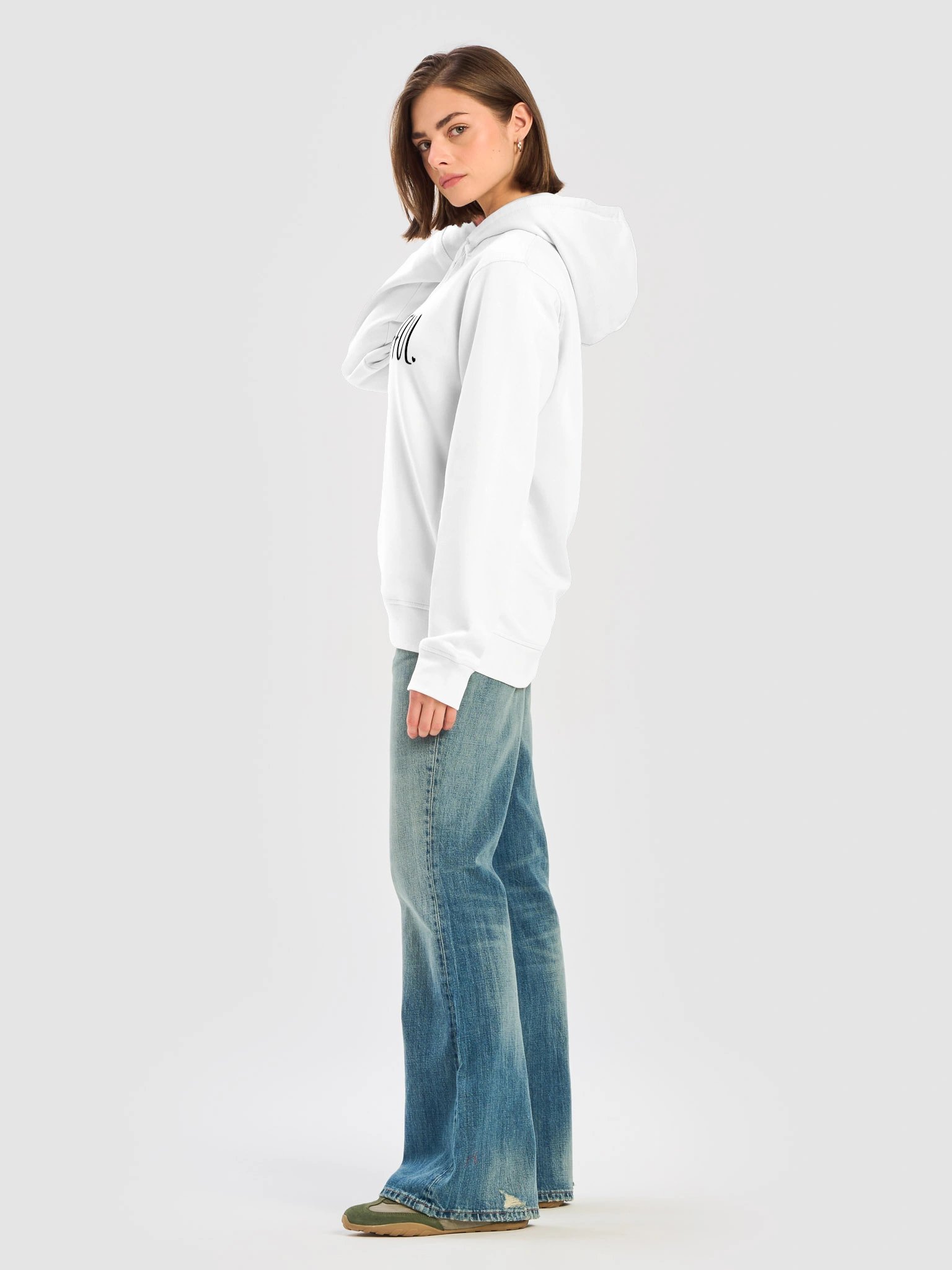Grateful Cross Typography Organic Side Pocket Hoodie product image (5)