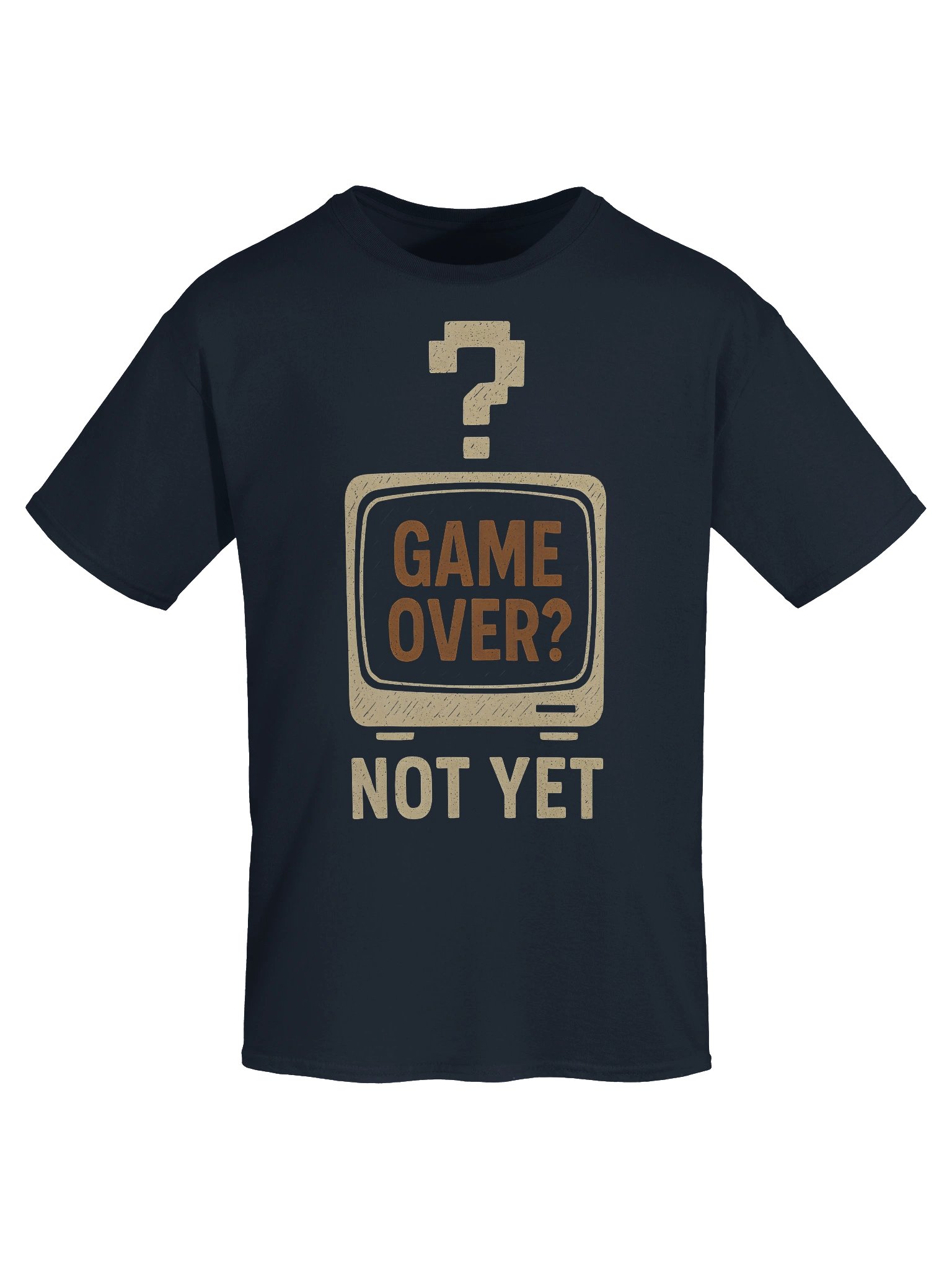 Game Over? Not Yet — Retro Gamer Motivation Tee product image (7)