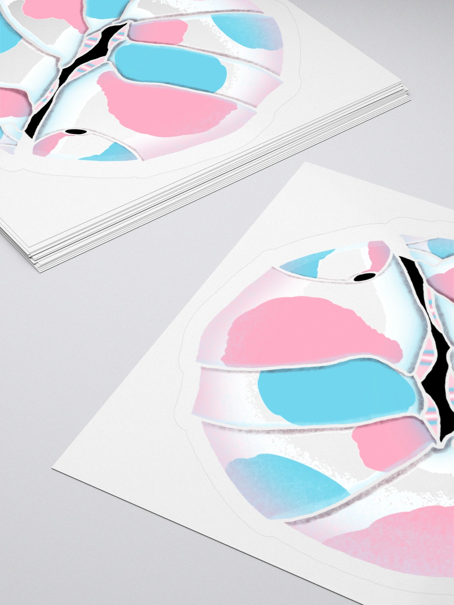 Transgender Isopod Sticker V2 product image (13)