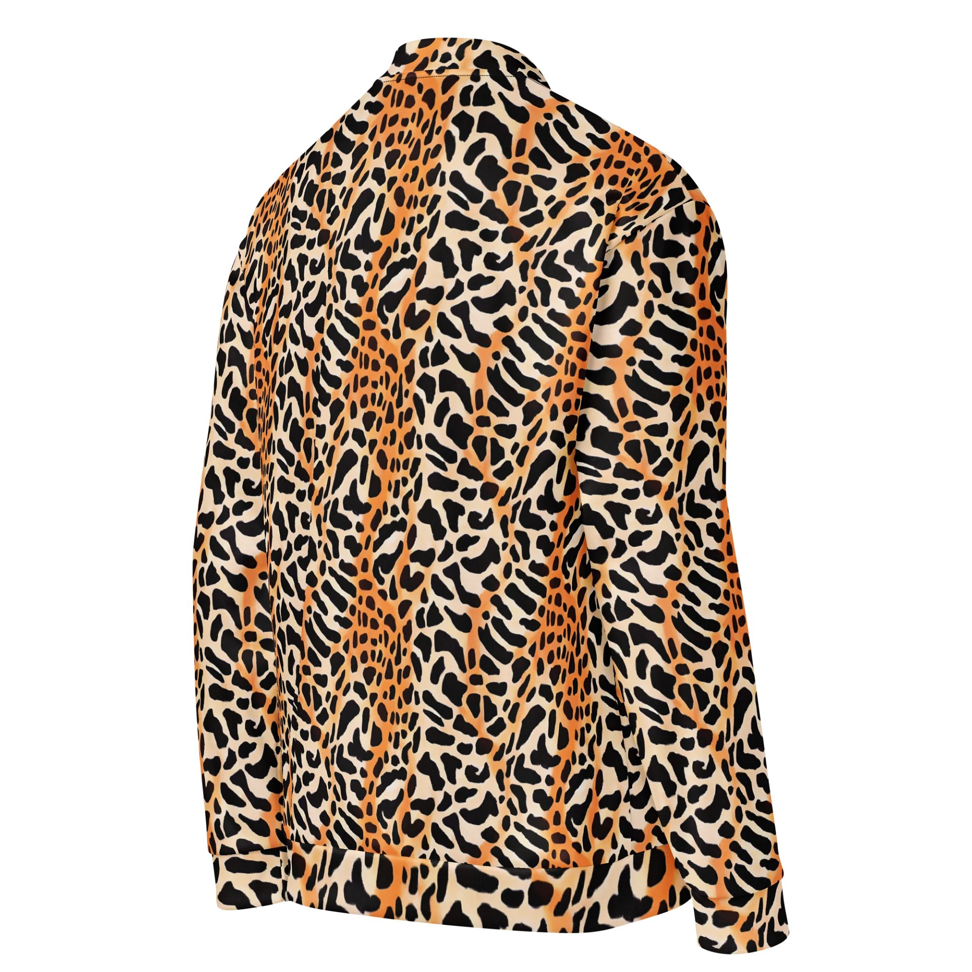 Orange Giraffe Bomber Jacket product image (4)