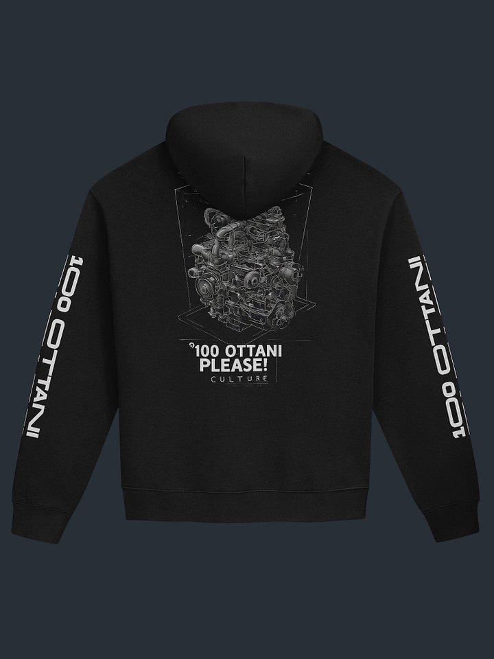 100 Ottani Please!™ Premium Oversized Racing Streetwear Hoodie | Neon Collapse Edition product image (1)
