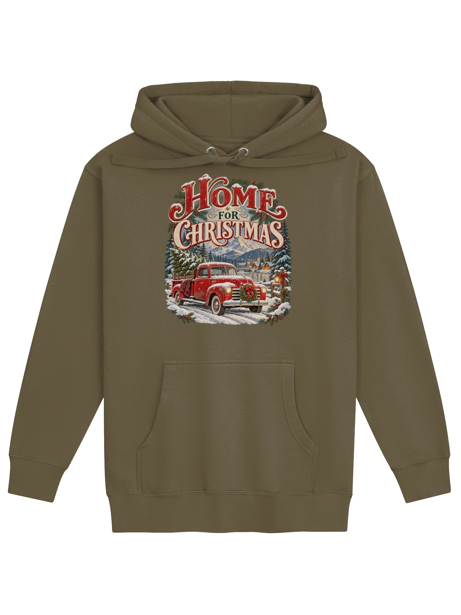 Home for Christmas Vintage Truck Hoodie product image (1)