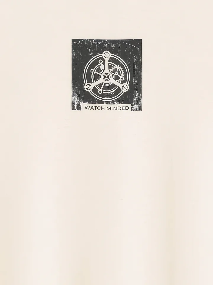 Relaxed Fit Heavy Cotton "Tourbillon" T-Shirt, Vintage White product image (2)