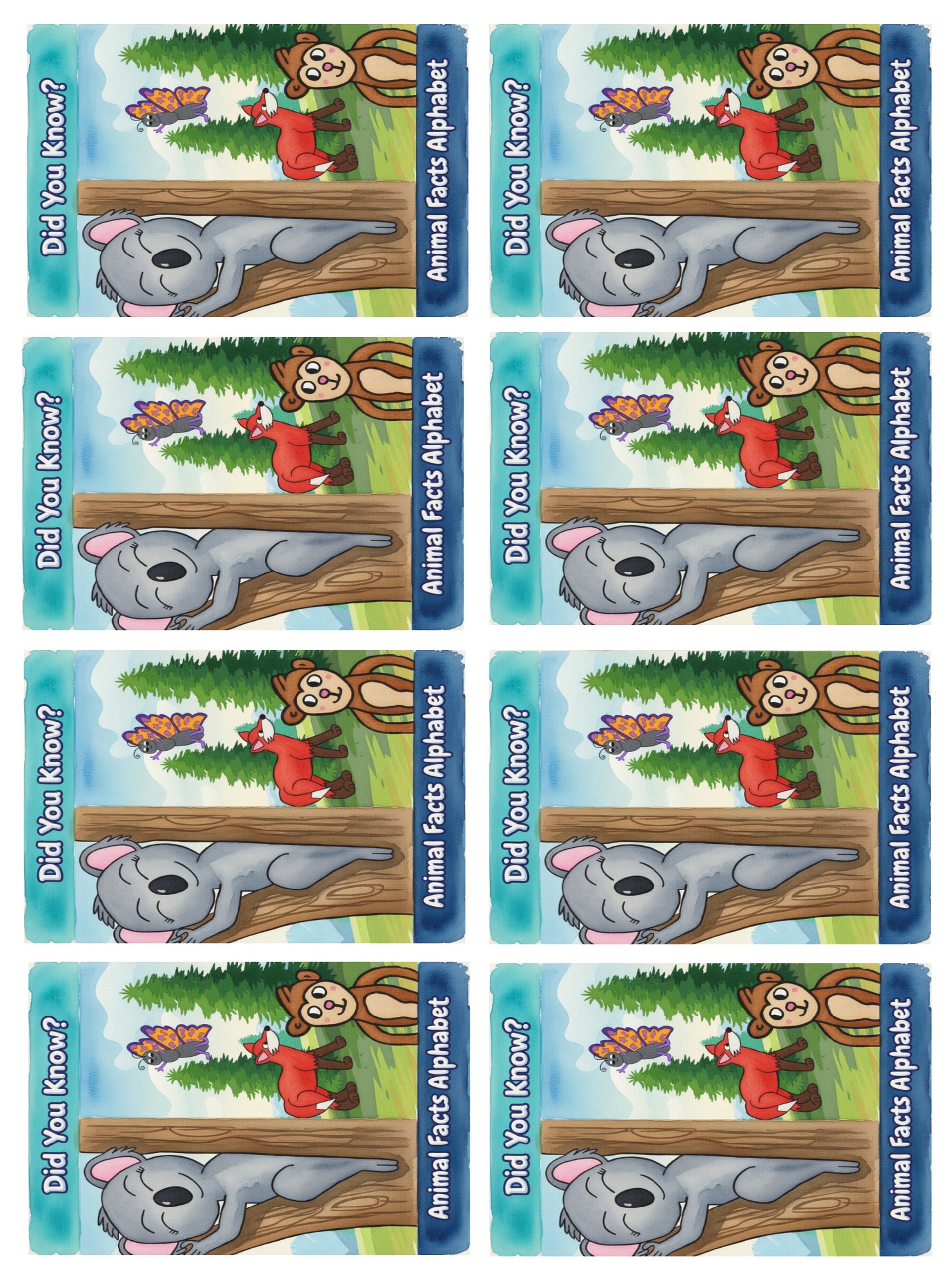 Did You Know A–Z Animal Flash Cards | Fun Facts & ABC Learning product image (7)
