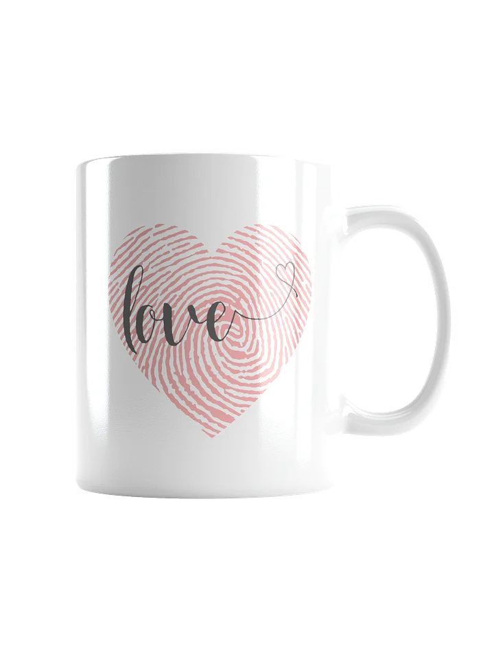 ''Love'' fingerprint mug product image (2)