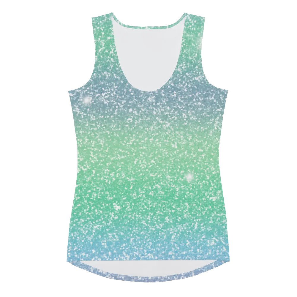 Glitter Unicorn Texture Design Tank Top (8) product image (3)