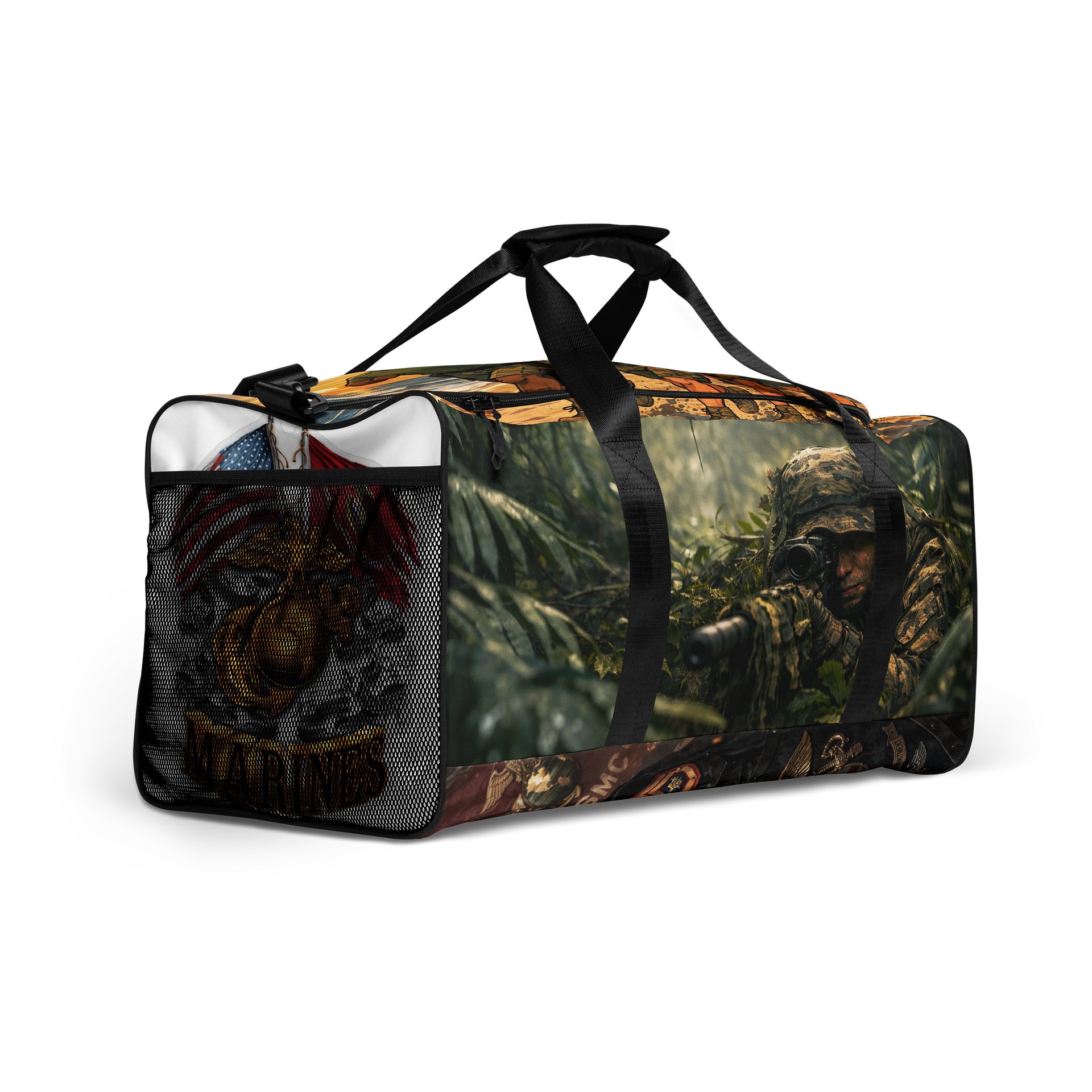 USMC Travel Bag — Once a Marine, Always a Marine product image (2)