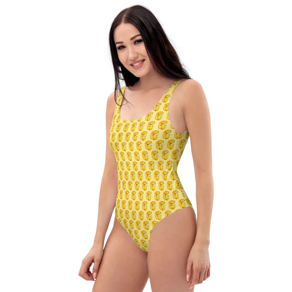 'ninepoGOLDENKAPPA' One-Piece Swimsuit product image (9)