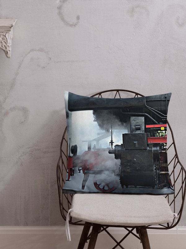 Premium pillow - Steam locomotive cutout product image (1)