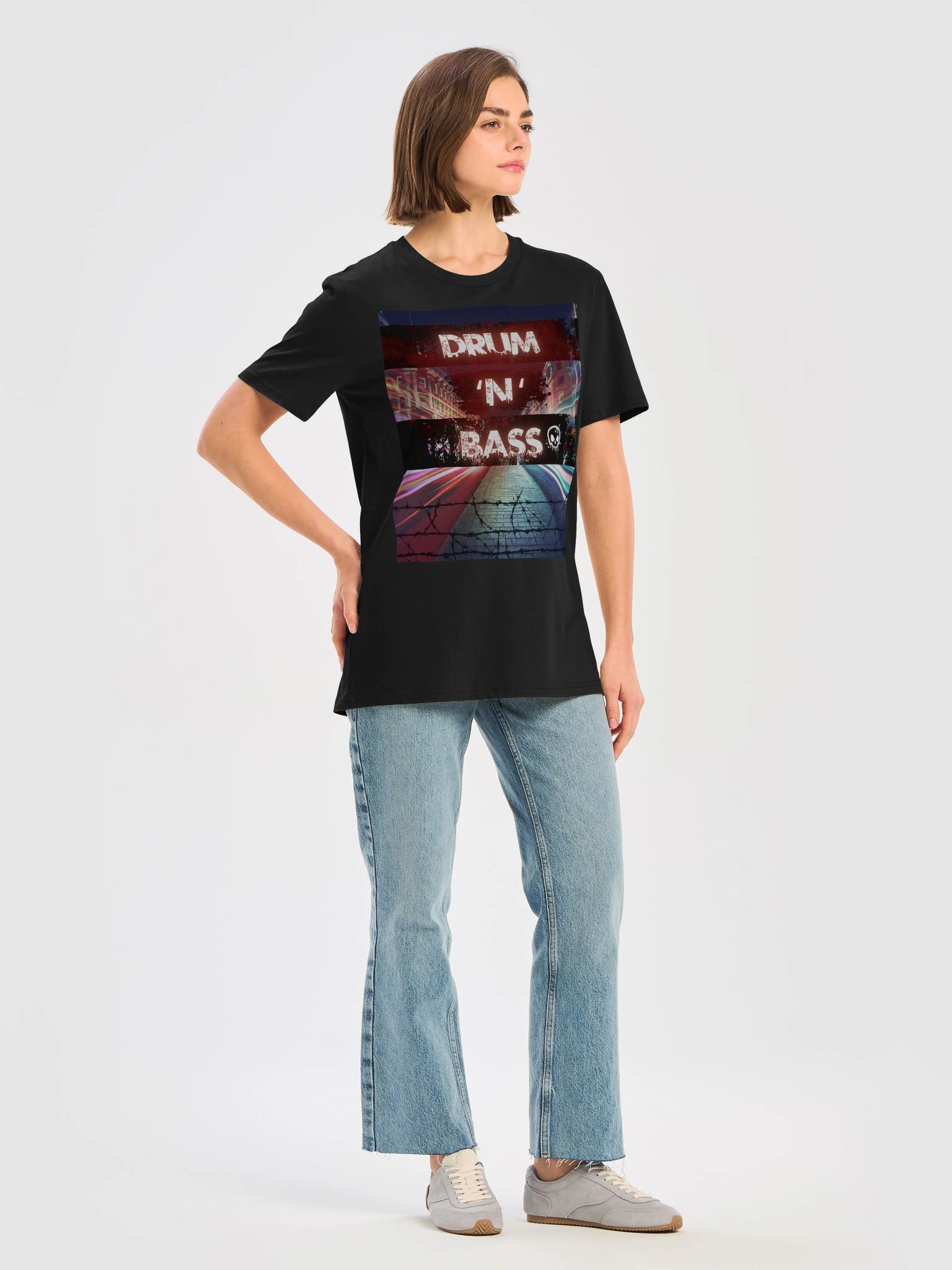 Drum & Bass City T-Shirt for Girls product image (1)